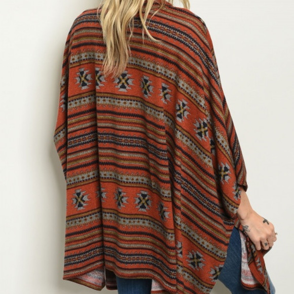 BRICK PRINT SWEATER TOP - Picture 3 of 8